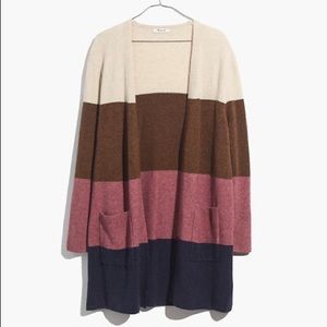 Madewell: Kent Striped Cardigan Sweater